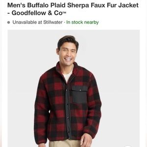 Goodfellow Plaid Shacket size M, Men’s